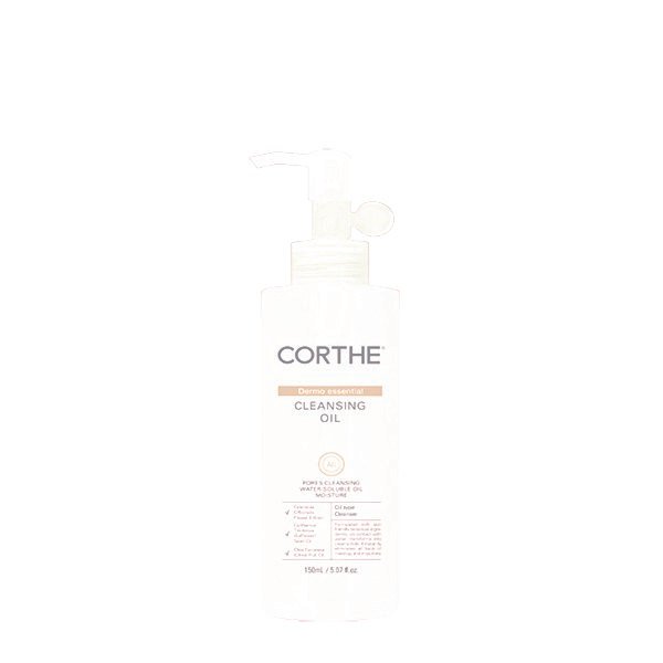 Corthe cleansing oil used in professional Korean facial treatments
