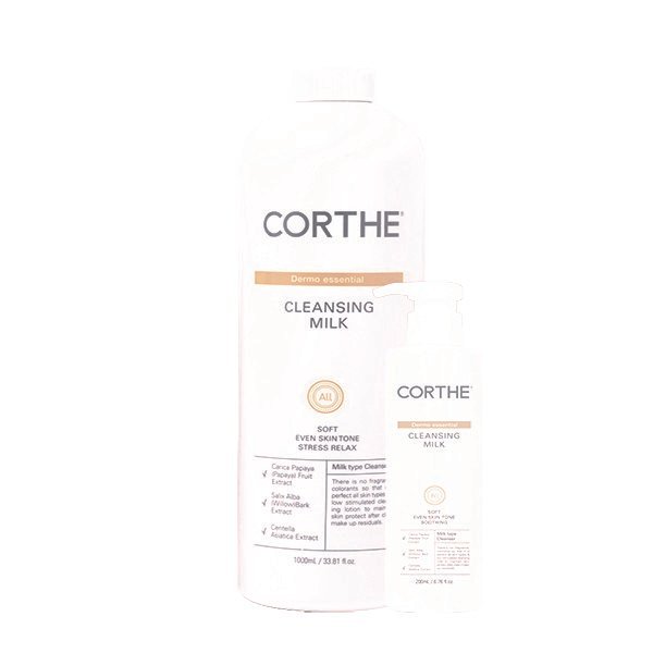 Corthe cleansing milk used by licensed estheticians