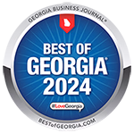 Best of Georgia 2024 award badge – Elite Nail Spa Acworth